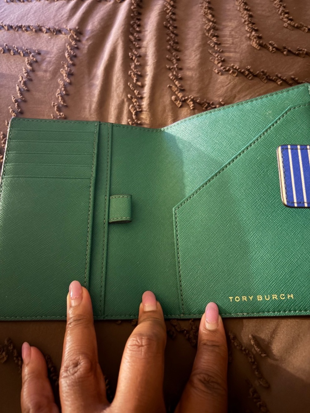 Authentic Tory Burch passport holder
